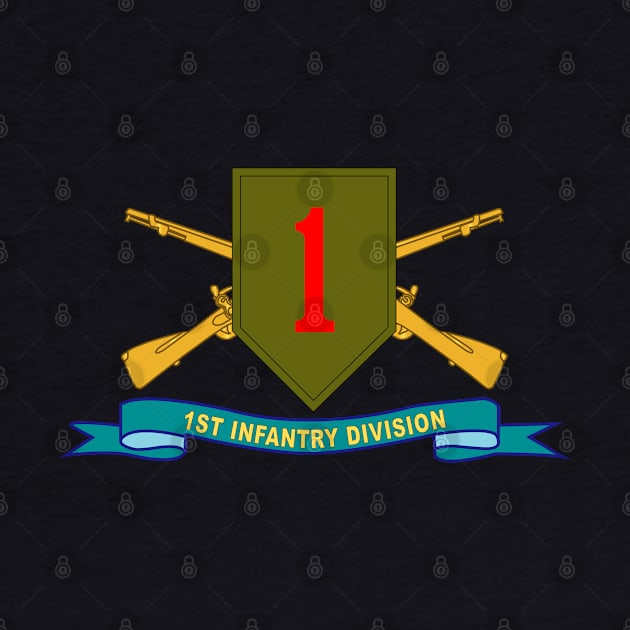 1st Infantry Division - SSI w Br - Ribbon by twix123844